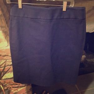 Navy Blue Banana Republic Pencil Skirt, Size 6